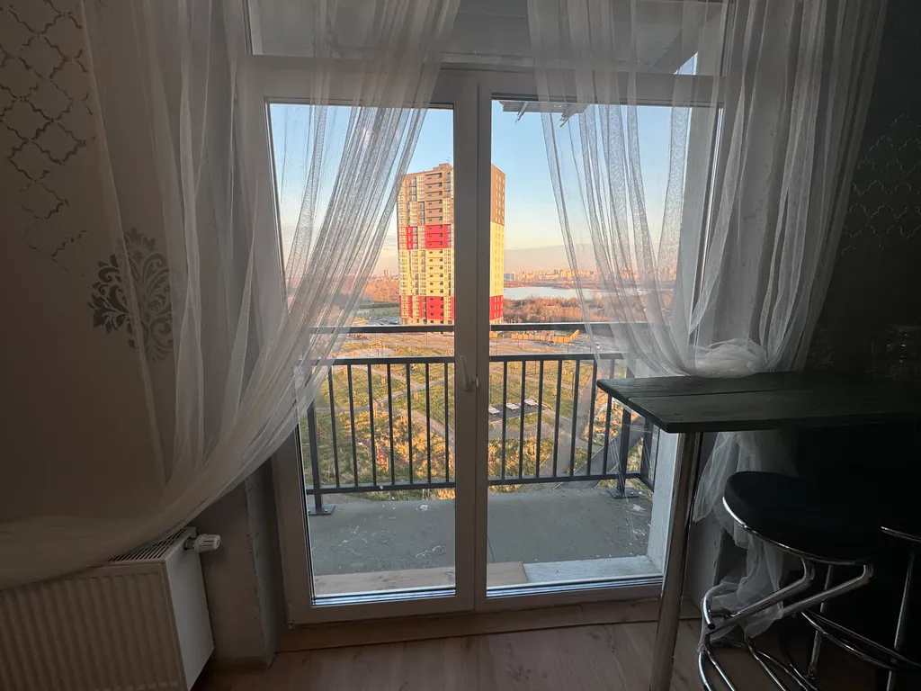 Апартамент с видом на город и реку