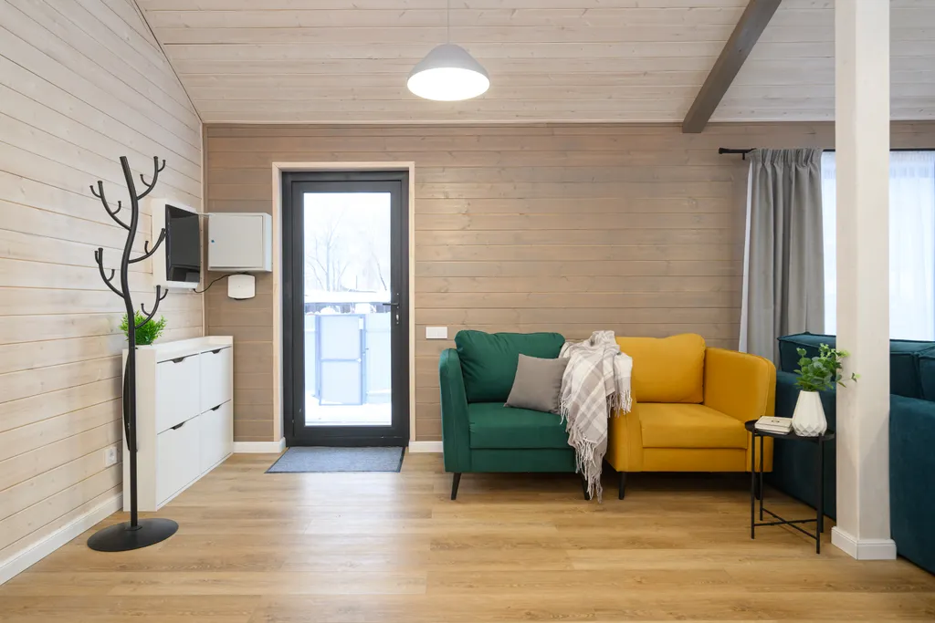 Дом в лесу с Банным чаном у озера