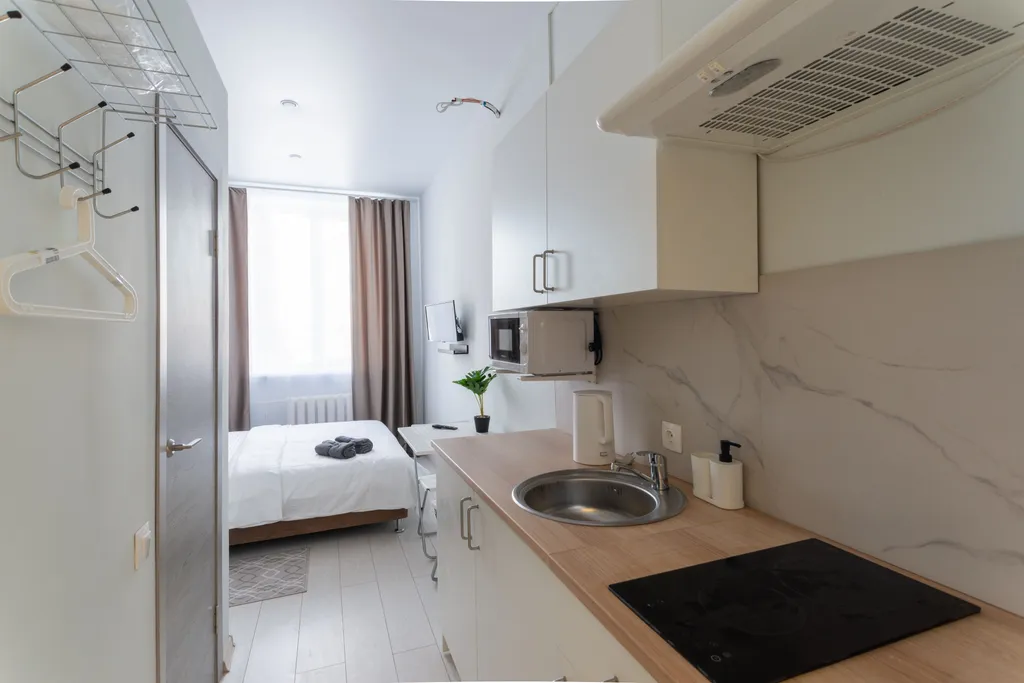 Квартира-студия с евроремонтом