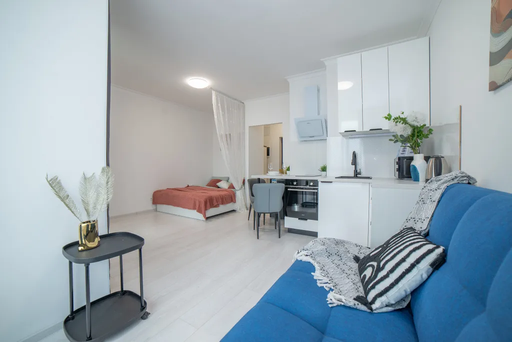 Студия недалеко от метро Динамо и Уральская для 4 гостей