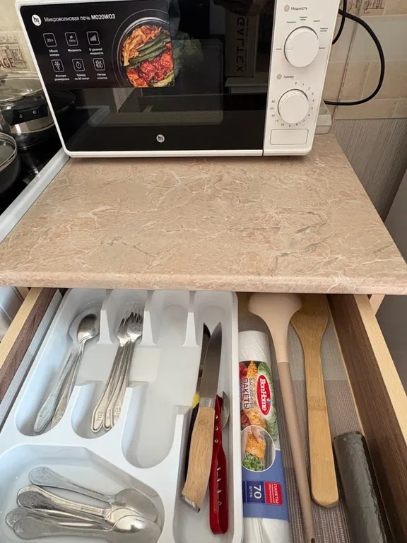 Однокомнатная квартира с уютным балконом