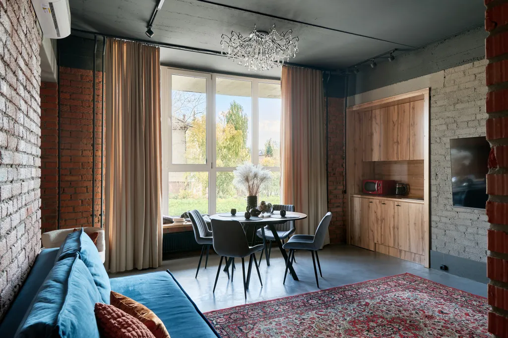 Роскошные апартаменты в стиле лофт в Академгородке