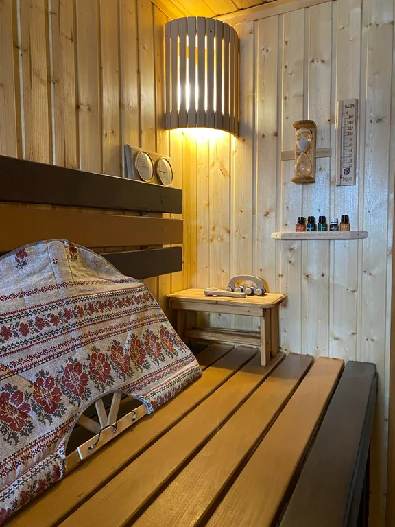 Дом баня с бассейном