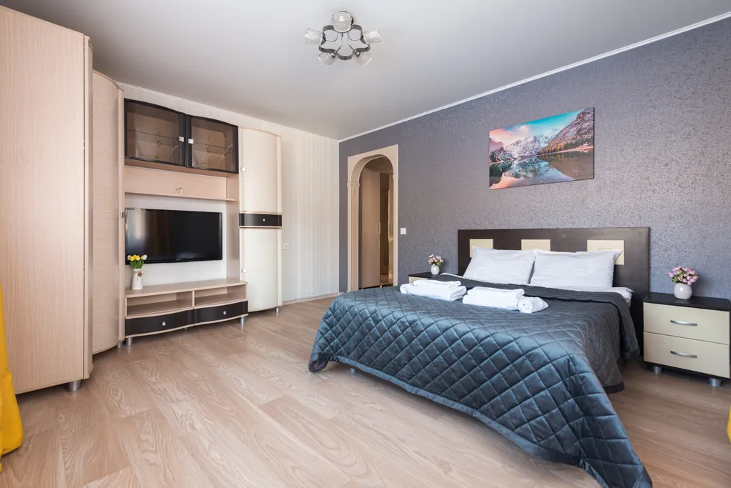 Комфортные апартаменты у залива, кондиционер, гостиничный сервис