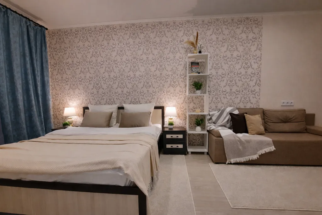 Квартира рядом с набережной с Smart TV и Wi-Fi