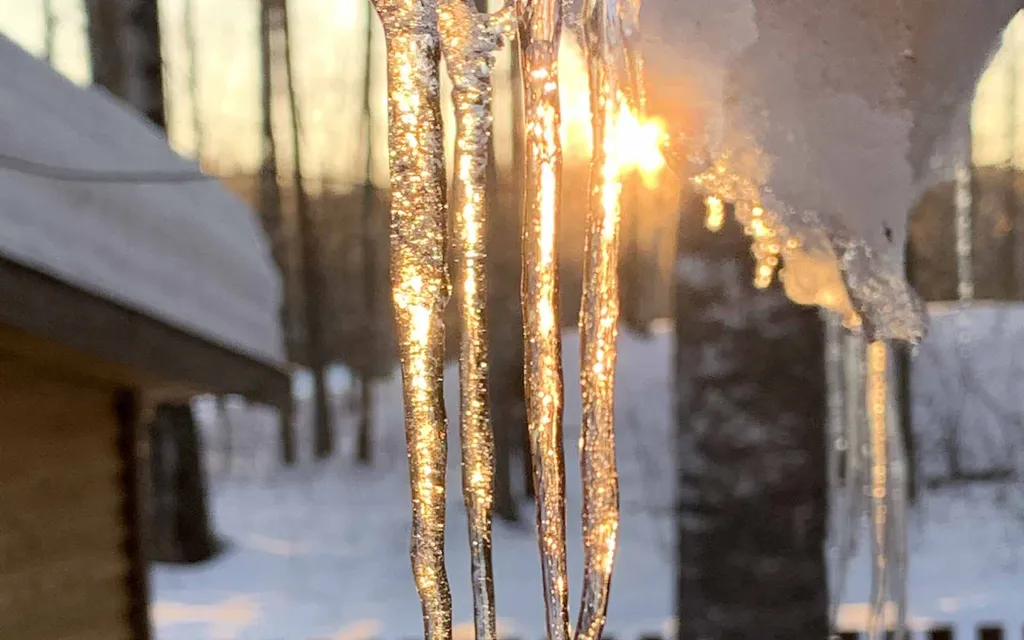Коттедж Рускеала с сауной и видом на озеро