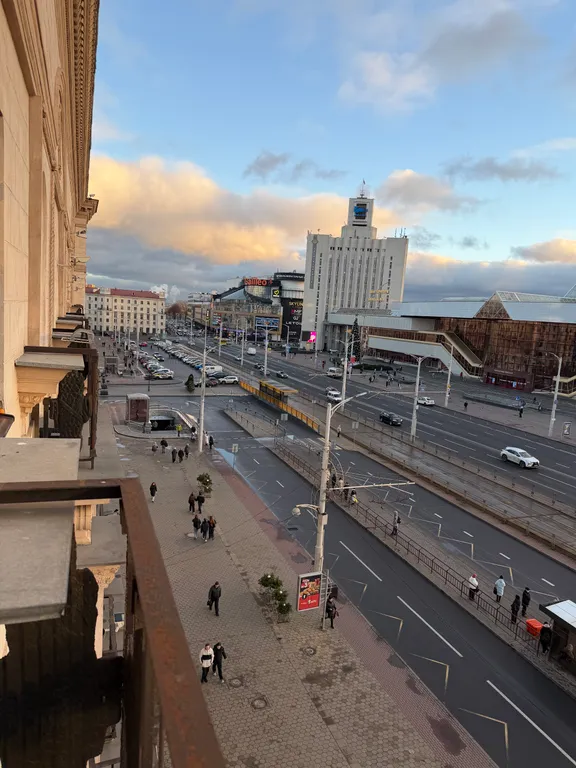 Главные ворота Минска, с балкона с видом на вокзал