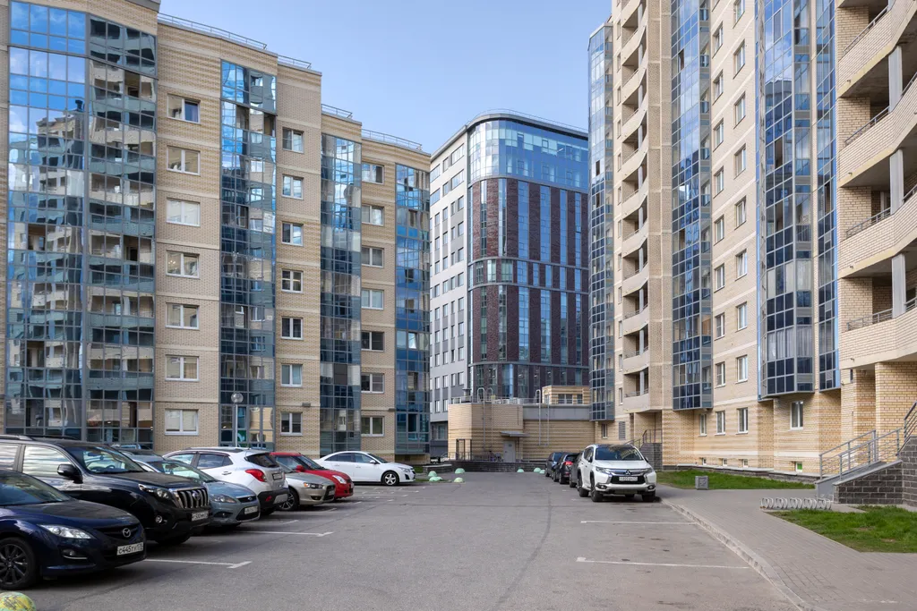 Квартира Квартира Студия с качелями и панорамными окнами — Санкт-Петербург