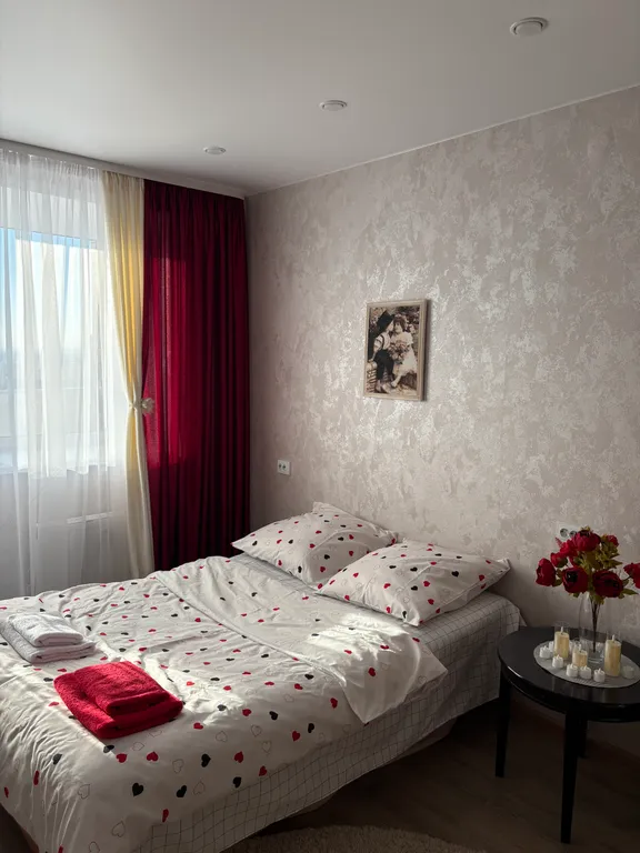 Уютная квартира с прекрасным видом на город и Каму