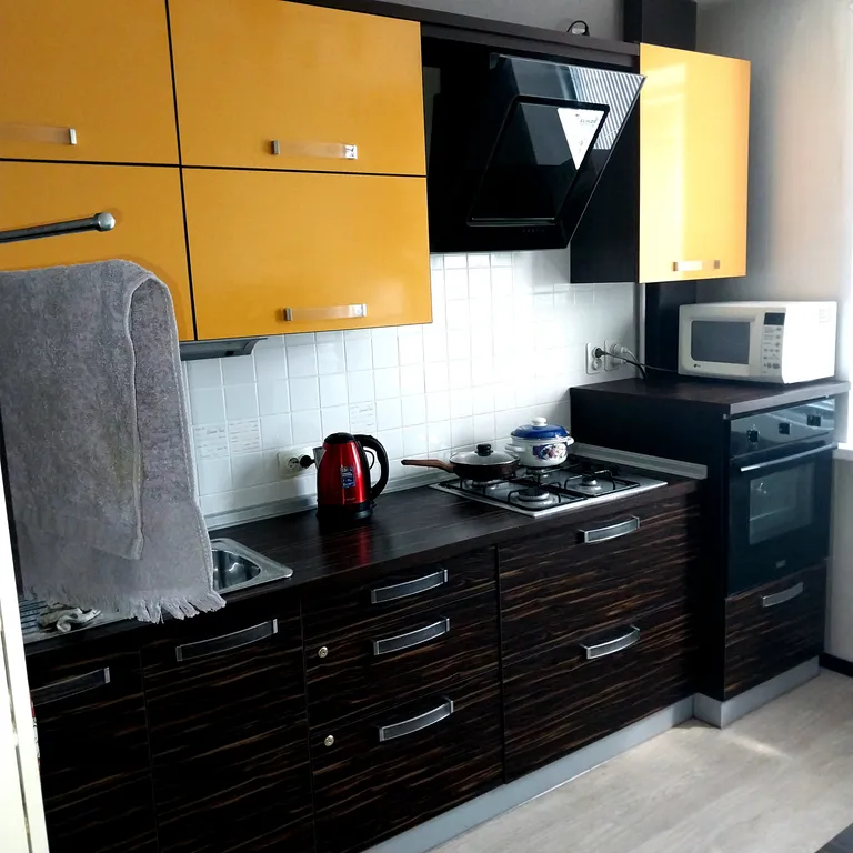 Квартира в новом доме с медведем