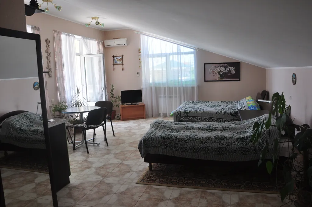 Просторная квартира в верандой и видом на море