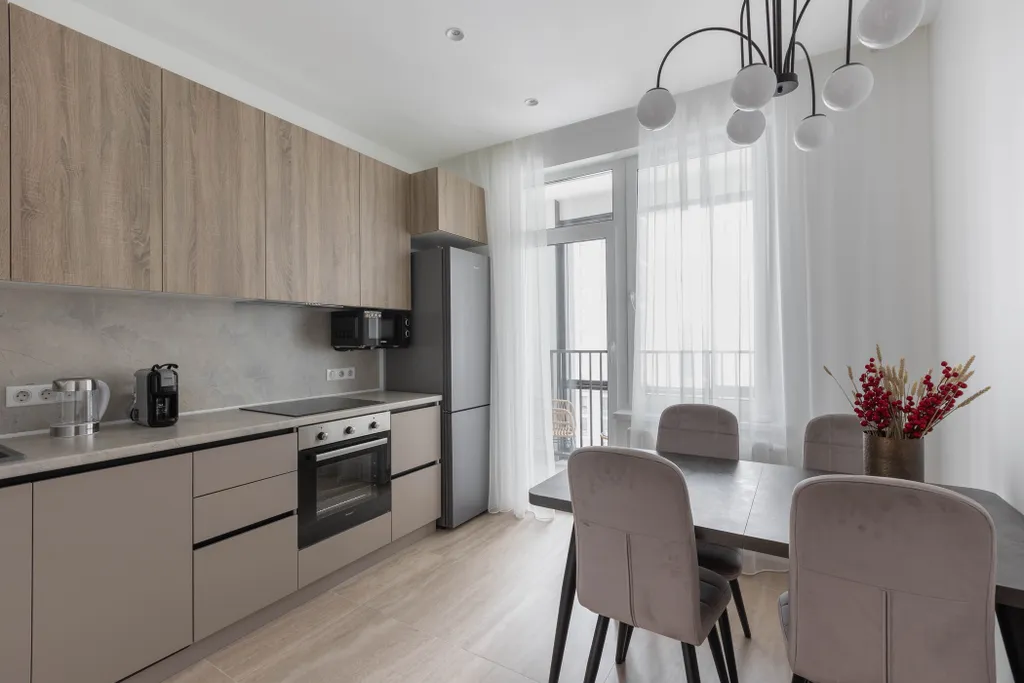 Квартира Новая квартира Бургунди Сьют с дизайнерским интерьером — Москва