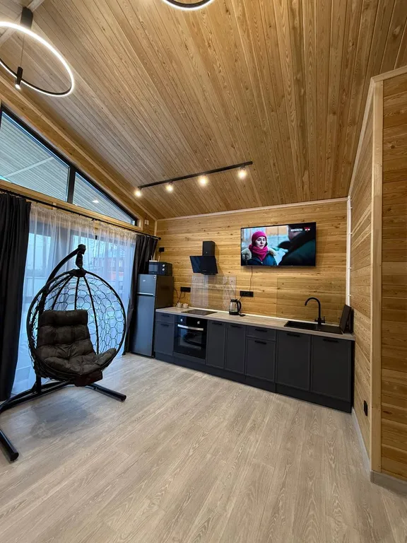 Дом с баней у реки