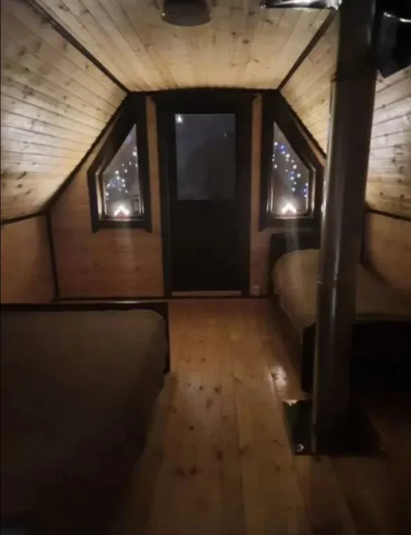 Дом-баня с видом на лес