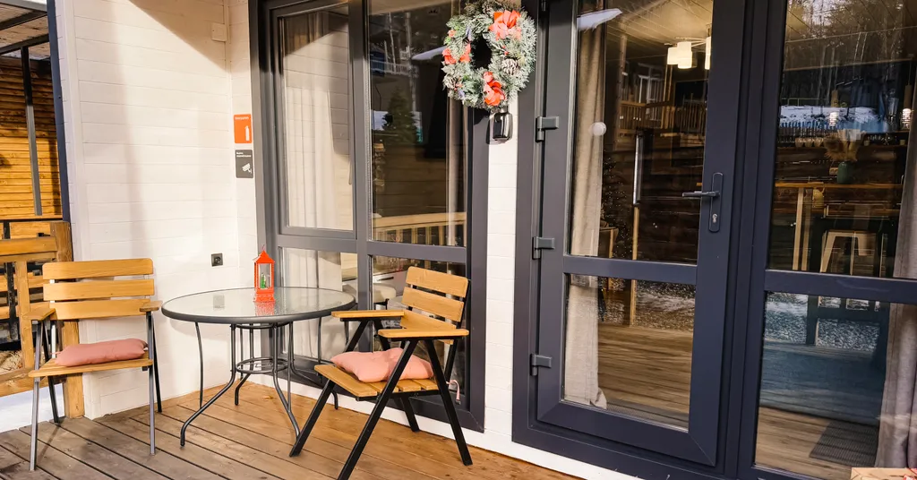 Barnhouse с балконом и видом на горы