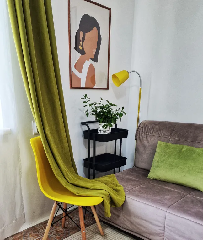 Квартира Квартира Зеленая студия с мини кухней, тихий центр — Геленджик