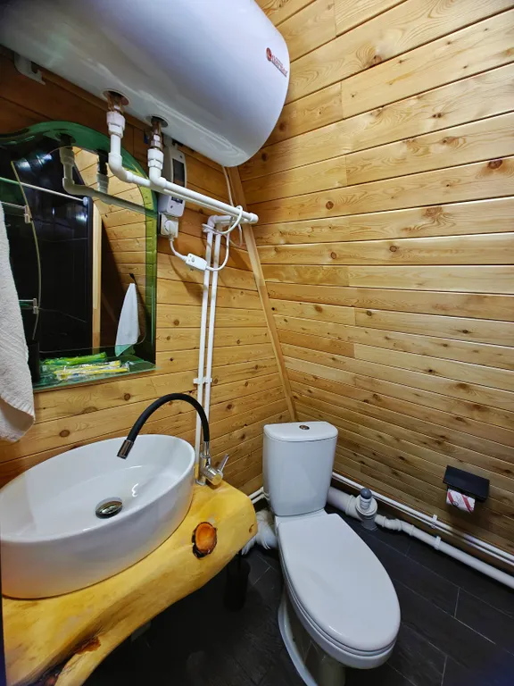 А-фрейм с видом на Ману