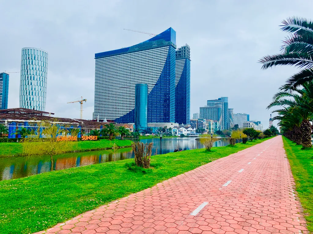 Студия с панорамным видом на море и поющие фонтаны