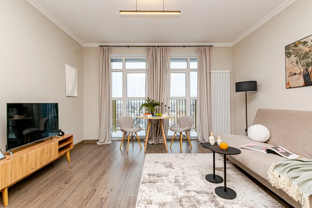 Шикарный вид с 22 этажа на эспланаду | центр | отчетные документы