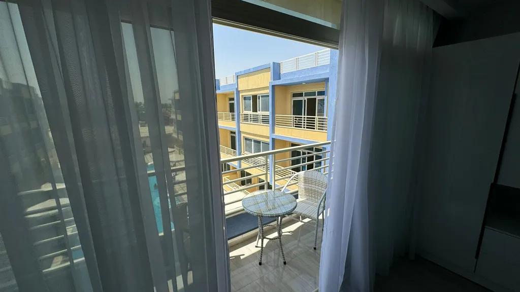 Уютная студия c аквапарком, морем, бассейном и всеми удобствами