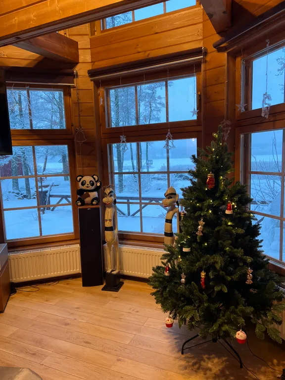 Уютный дом на берегу