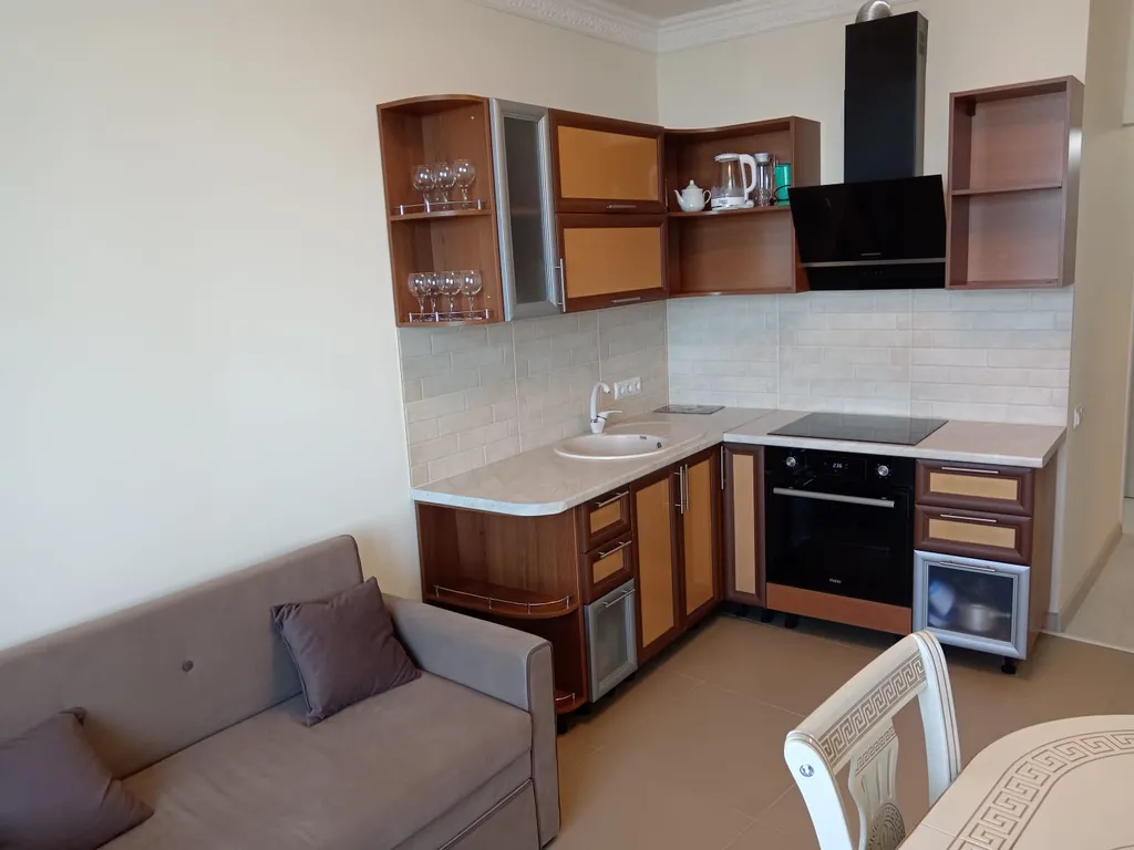 Квартира 2е спальни, кухня-гостиная с видом на море