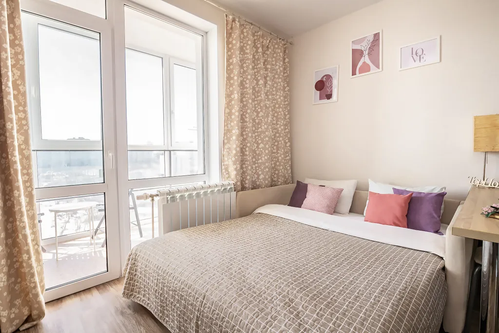 Светлая и уютная квартира в новом доме рядом с Калина молл