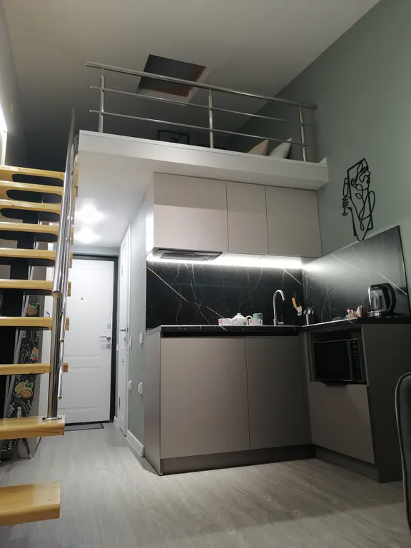 Квартира Квартира Двухуровневая студия с видом на море — Адлер