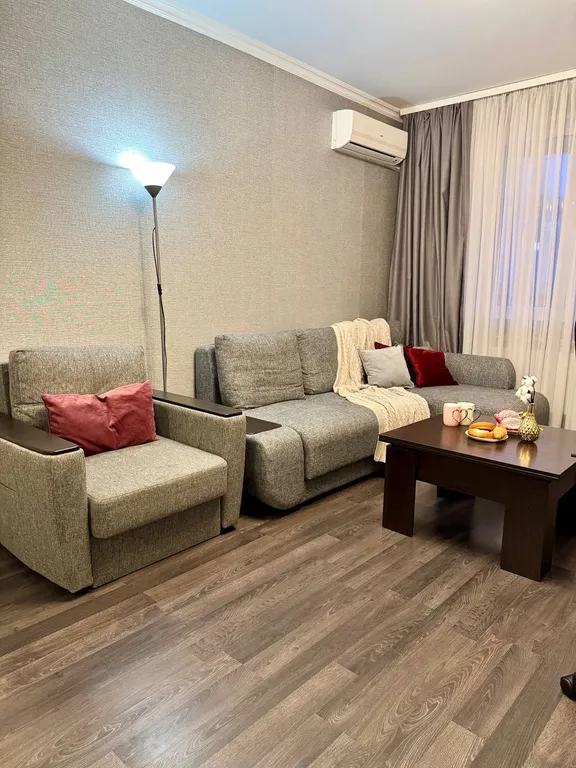 Снежные узоры на крышах с высоты 10-го этажа