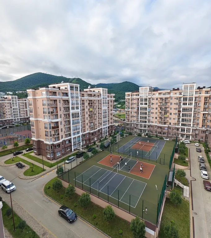 Квартира-студия с красивым видом