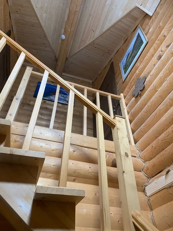 Экологический дом - сруб на побережье Балтийского моря