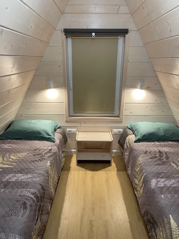 Коттедж Уютные дома аттик А-фрейм у Снетковского озера — Ларионово