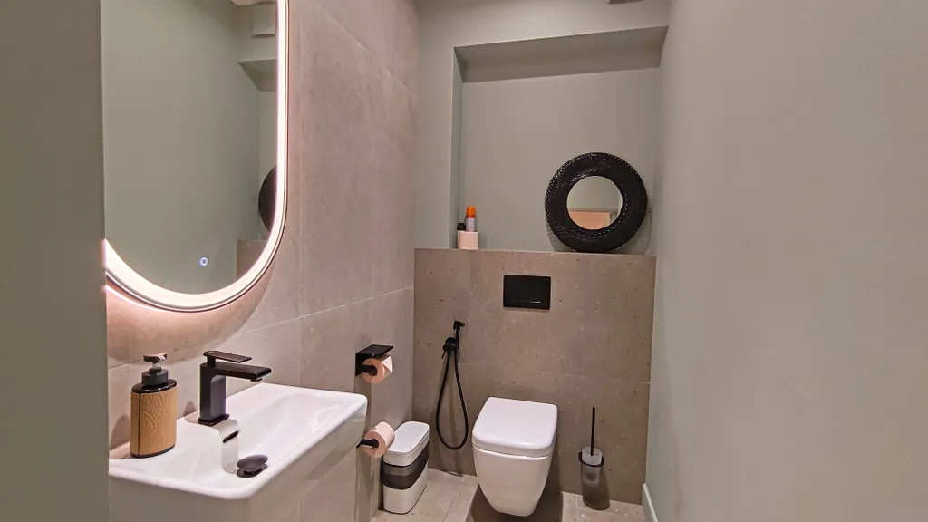 Таунхаус с джакузи и сауной. Камин. Панорамные окна. Барбекю.