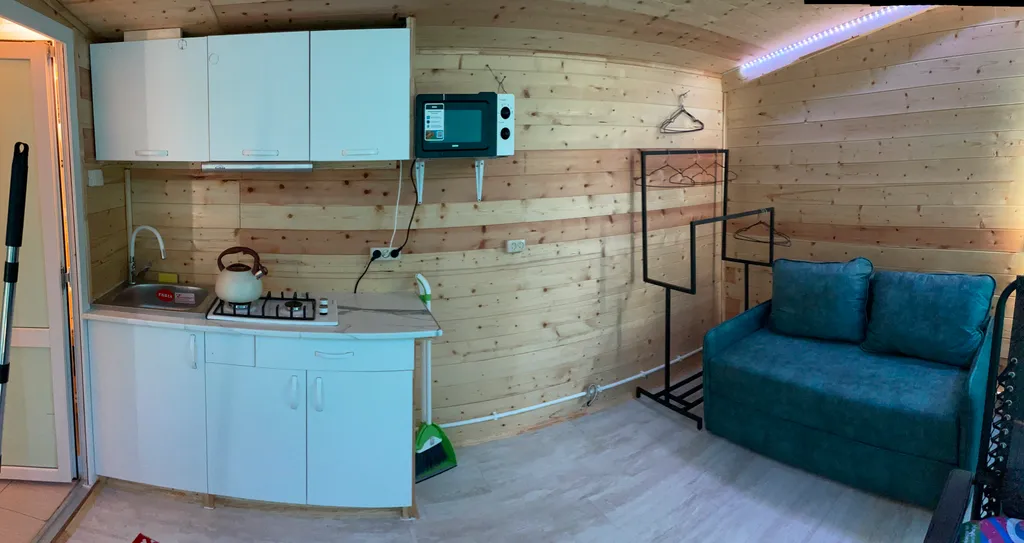 Домик с панорамными видами