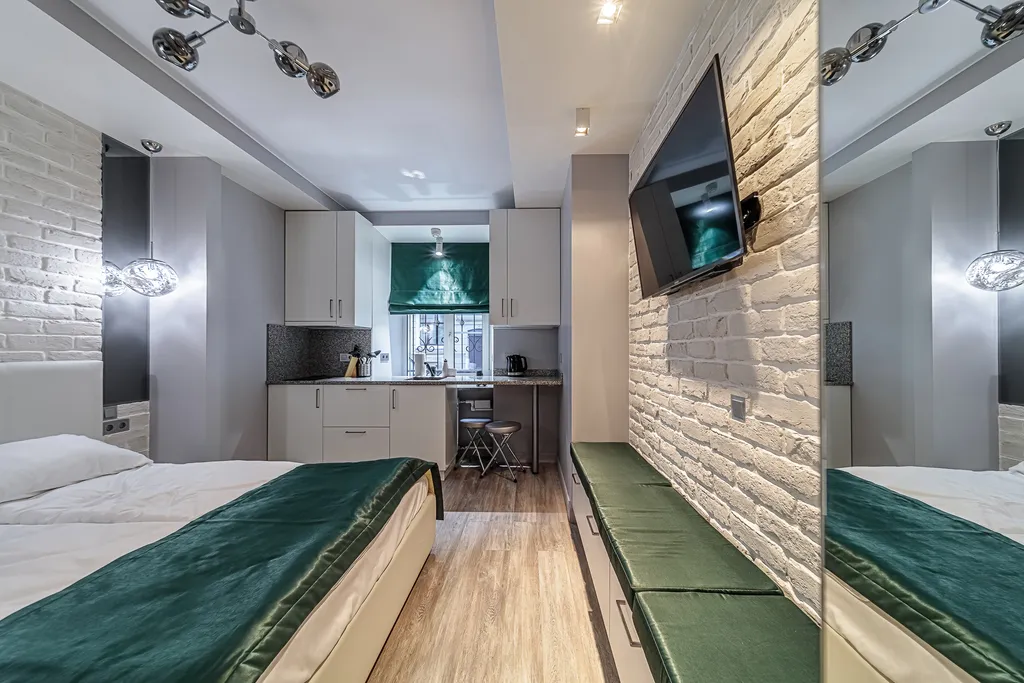 Квартира Лофт квартира struni room 2 green — Санкт-Петербург