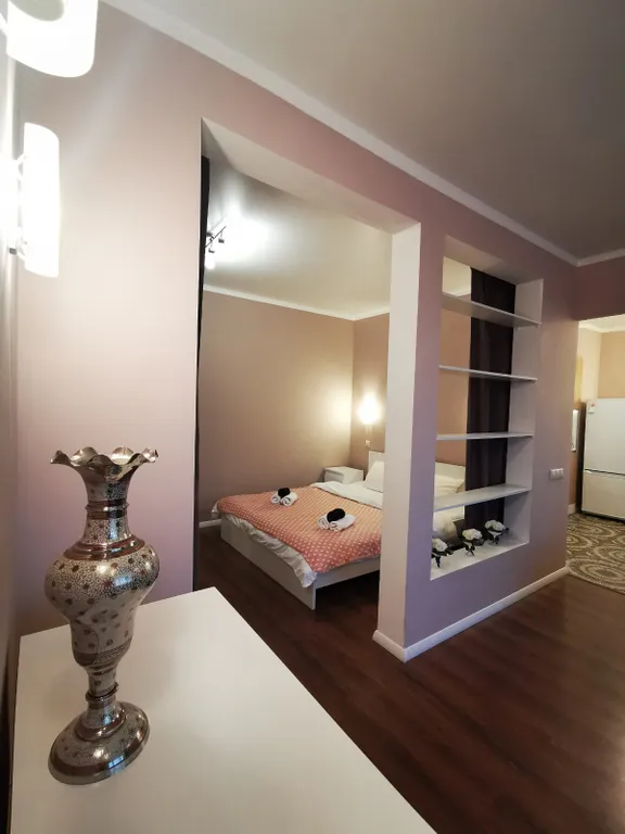 1-комнатная квартира с шикарным видом на набережную, первая линия у крокуса