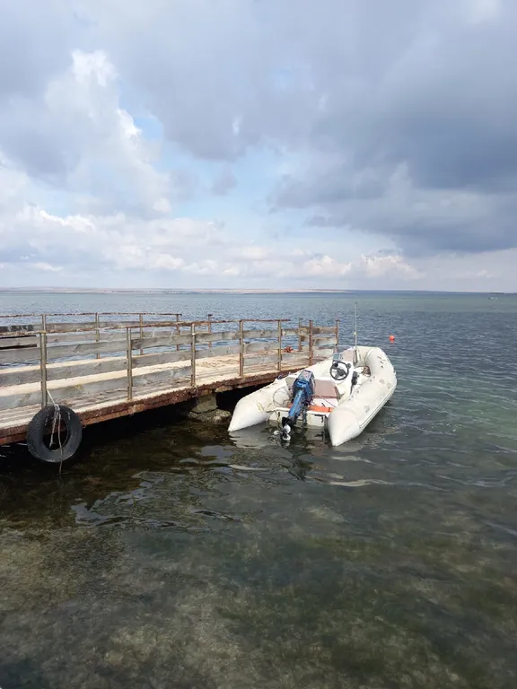 Часть дома с зеленым двориком на Косе у моря