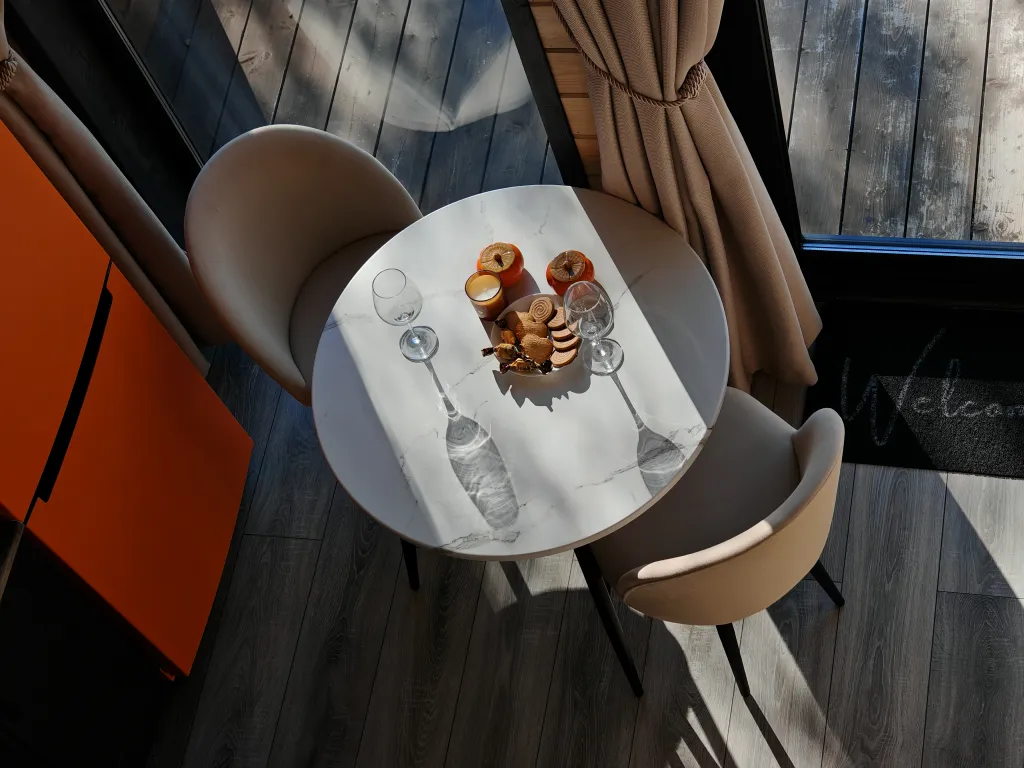 С дровяной сауной и видом на лес и закаты