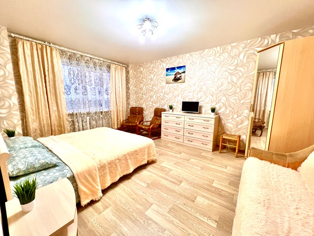 Уютная 1-комнатная квартира рядом с рекой Волга