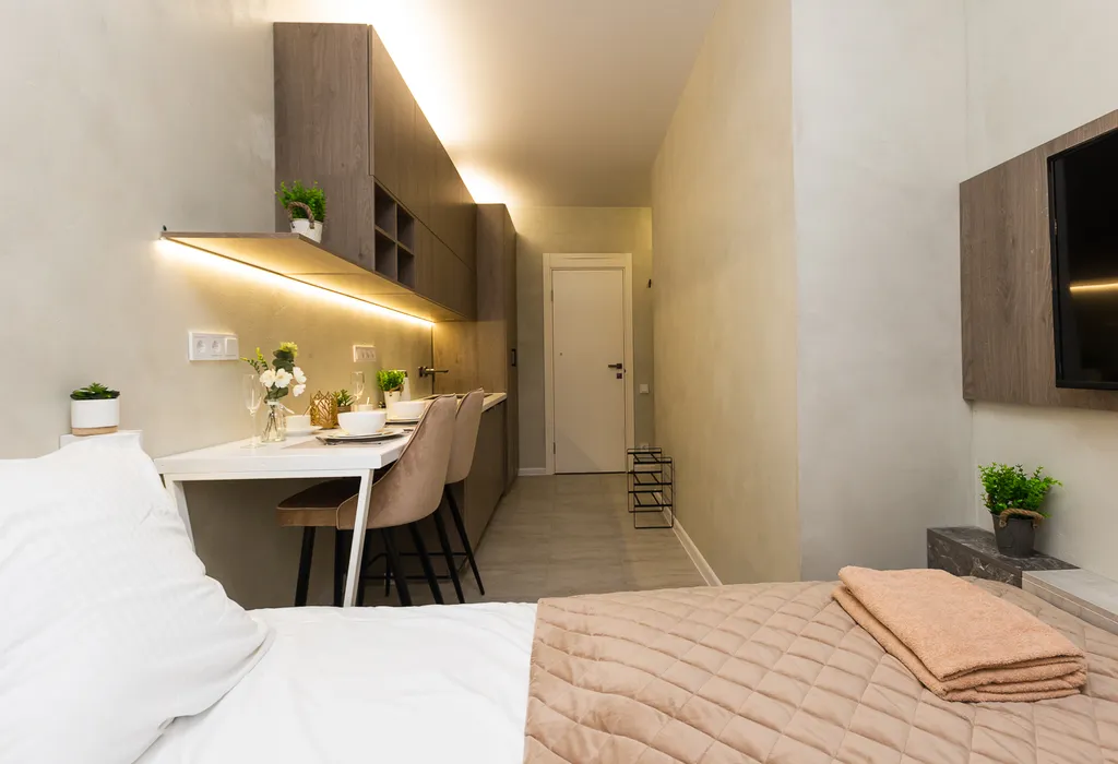 Уютная студия рядом с лесопарком