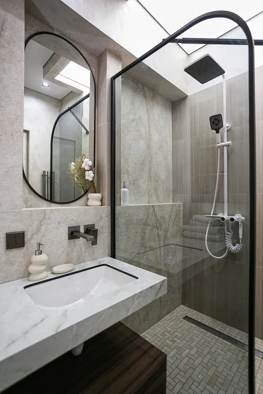 Студия с террасой и видом на море в скай плаза 3