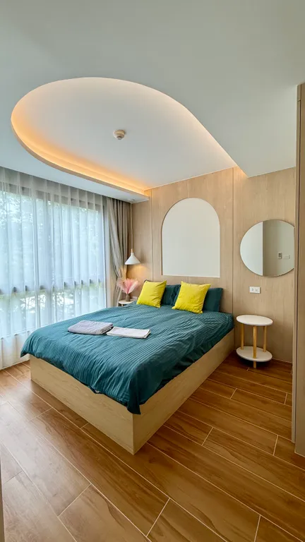 Новая квартира с двумя спальнями и бассейном у моря, пляж Камала