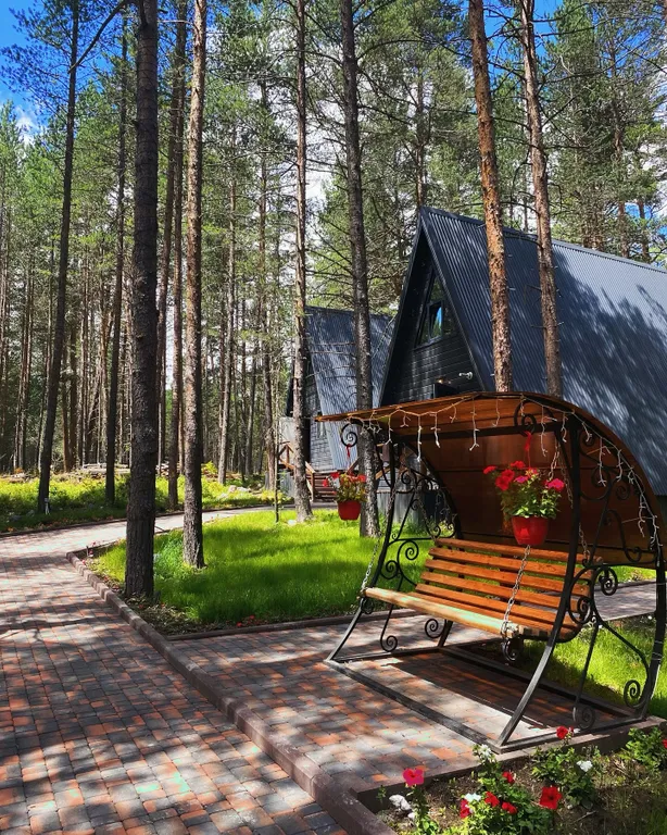 Shale A-travel 2A-frame домик с джакузи на 4 человек