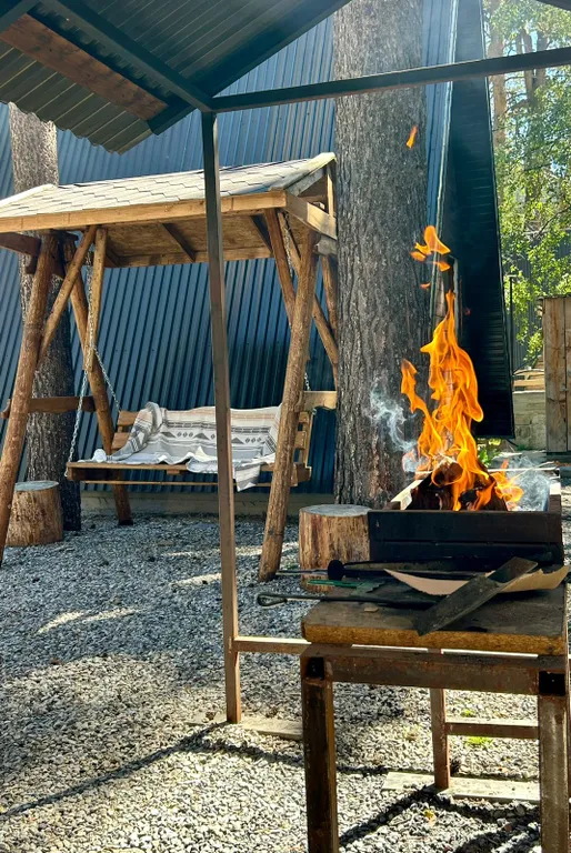 Pine house А-frame домик