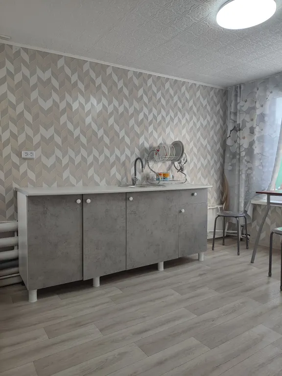 Студия с кухней и кондиционером,свой дворик с беседкой