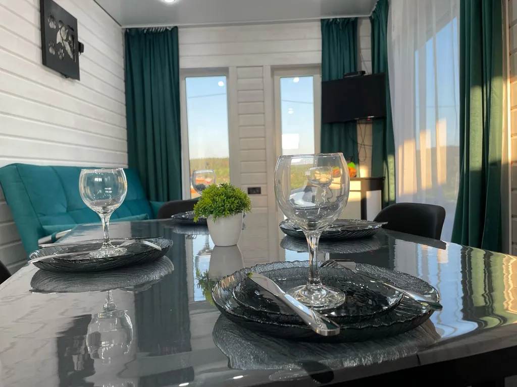 Уютный домик с чаном в тихом местечке