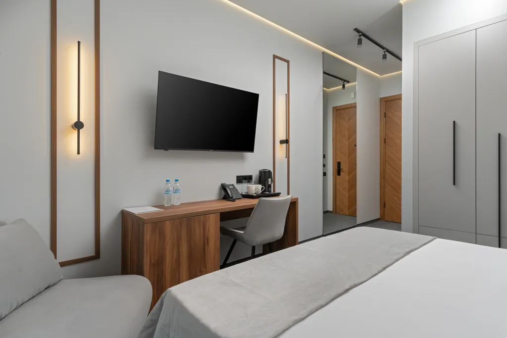 Квартира Квартира Стандарт с балконом с двуспальной или двумя односпальными кроватями — Геленджик