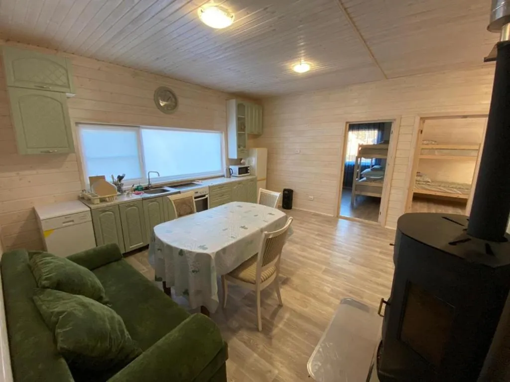 Уютный дом с камином и электрической сауной