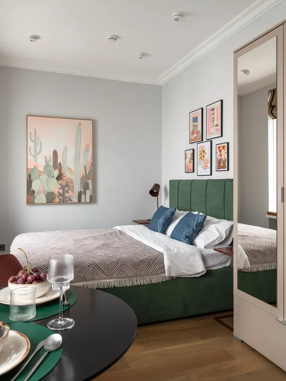 Квартира Квартира Green studio near Mayakovskaya metro station — Москва