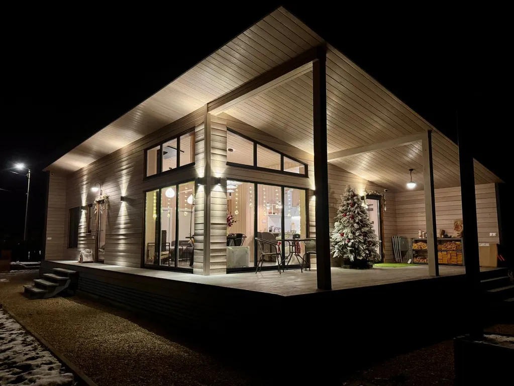 Коттедж Новый домик с баней и камином — аренда посуточно в Чехов